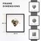 20x20 White Autograph & Signature Frame with White Heart Photo Mat for 6x6 Picture - Includes Pens, UV Acrylic, Foamboard